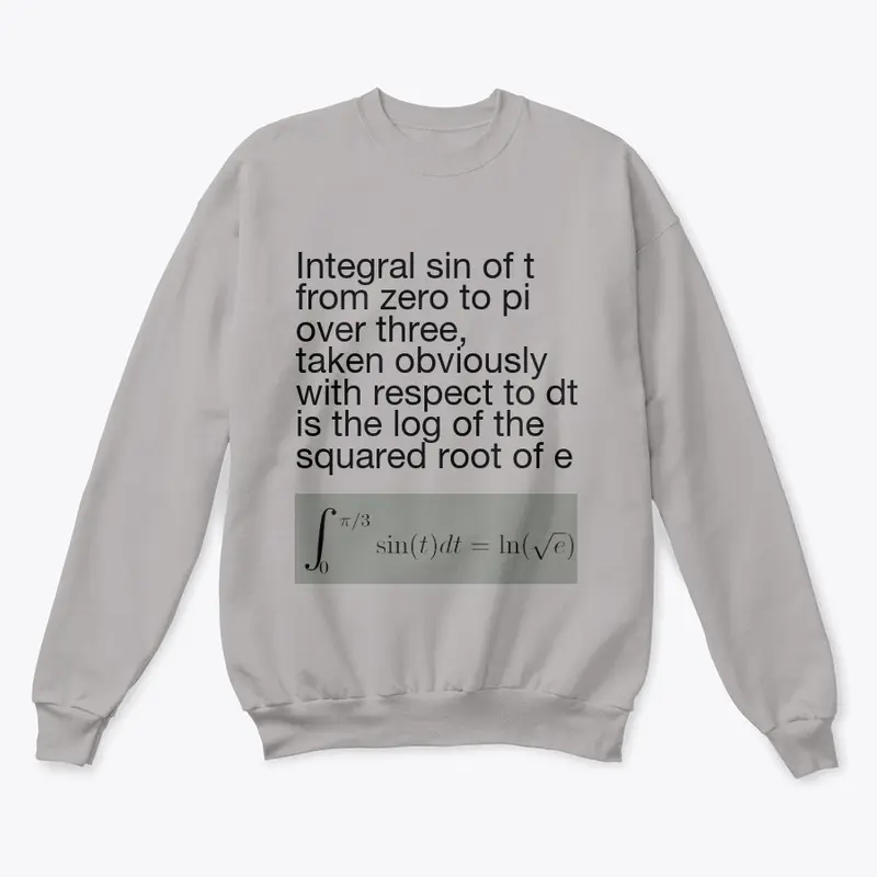 Math poetry shirt